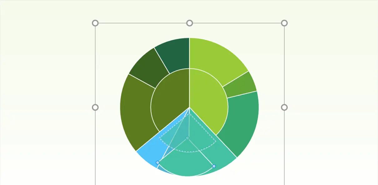 没想到，那些具有创意感的PPT饼图，都是这样完成的！