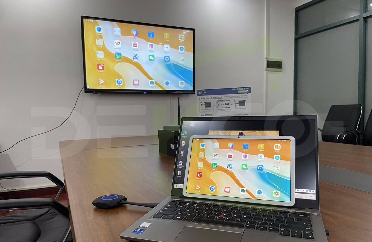 售楼部iPad平板投屏LED显示屏，全屏显示，操作流畅不卡顿