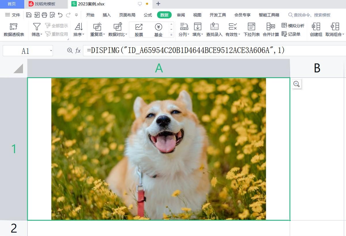 wps表格：将图片嵌入单元格中以便图片随单元格大小自动进行调整