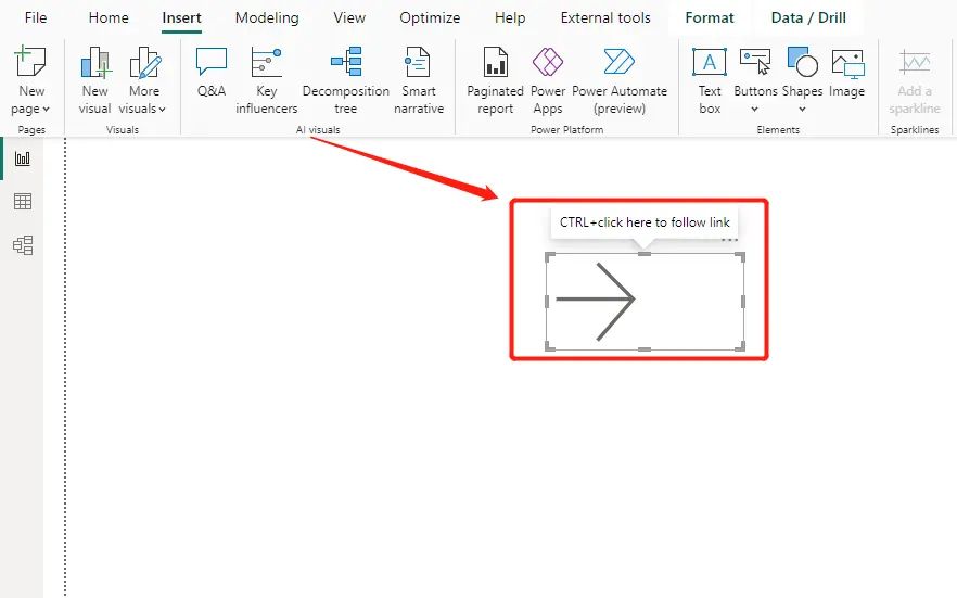 Power BI：如何在报告中使用超链接 - 文本框/按钮/图片篇