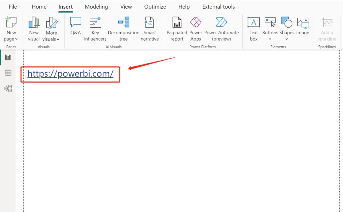 Power BI：如何在报告中使用超链接 - 文本框/按钮/图片篇