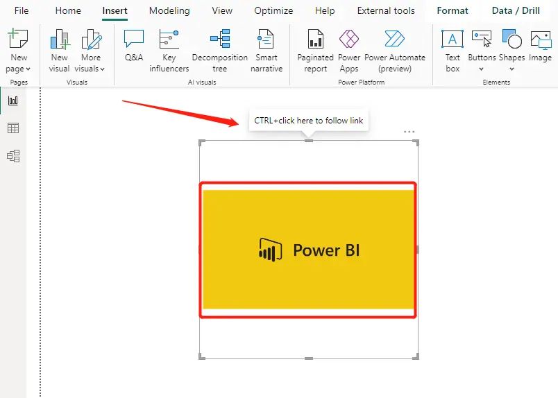 Power BI：如何在报告中使用超链接 - 文本框/按钮/图片篇