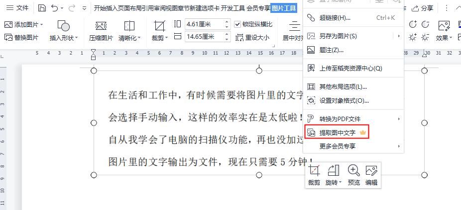 自从学会电脑的扫描仪功能，一键提取图片文字，再也不加班了