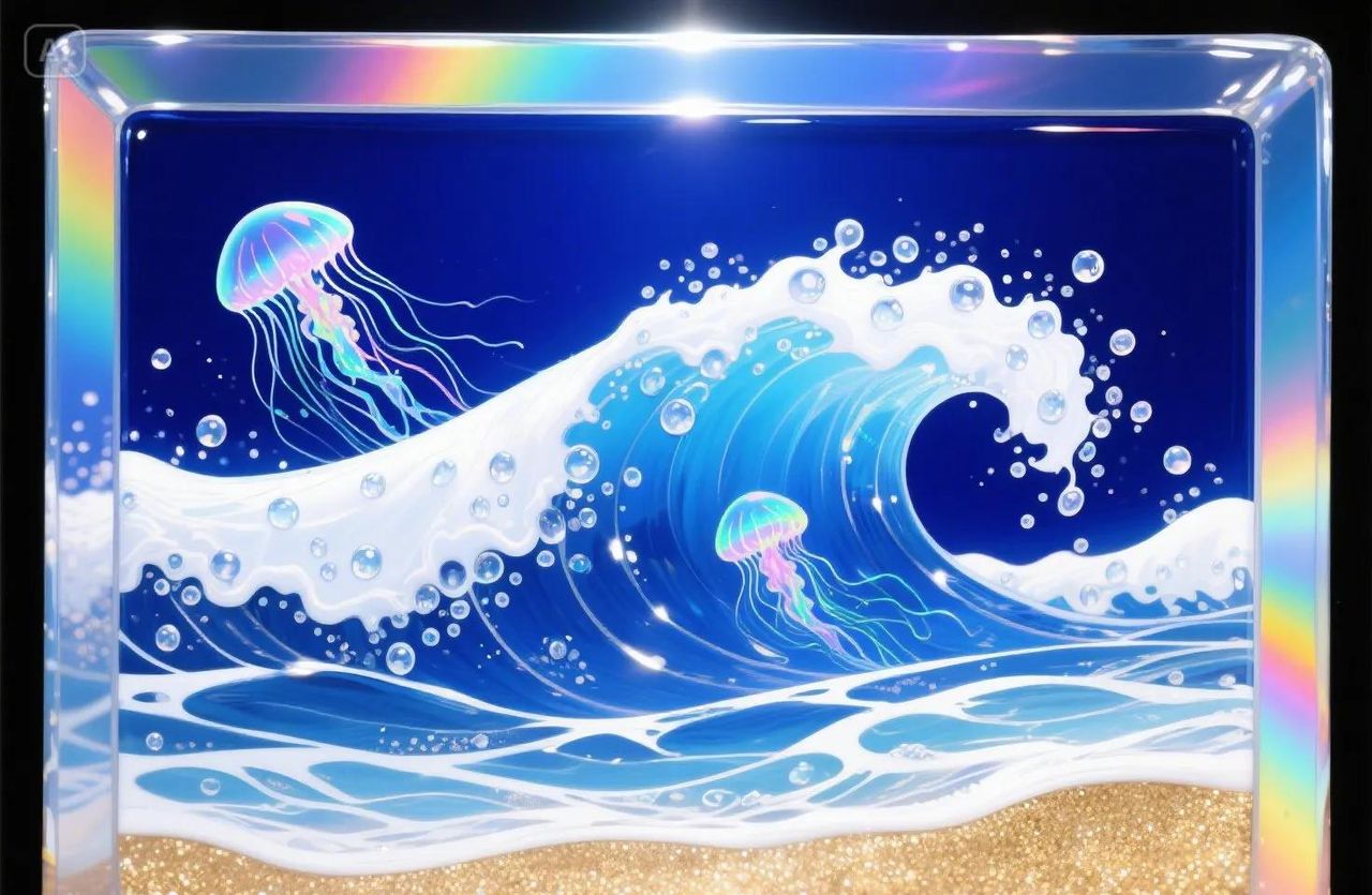 即梦AI画图教程：（五十七）治愈系边框