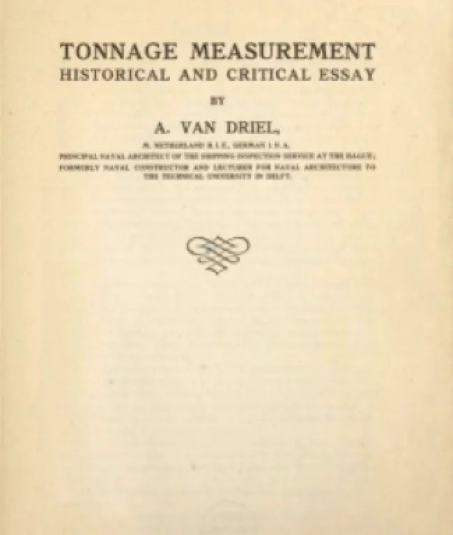 探秘船舶吨位和丈量