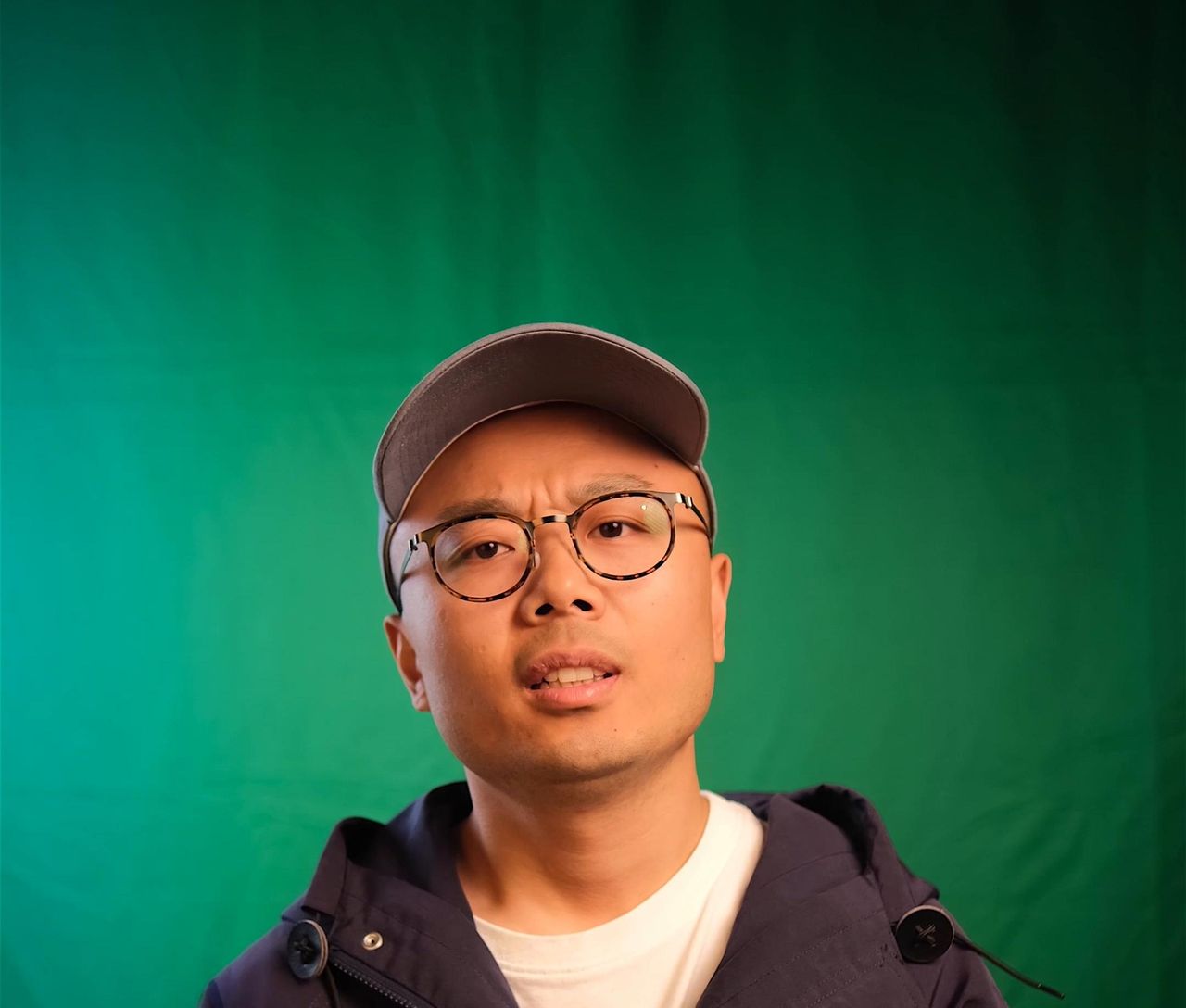 你看看我的背景真不真，在线等点评打分#绿幕直播