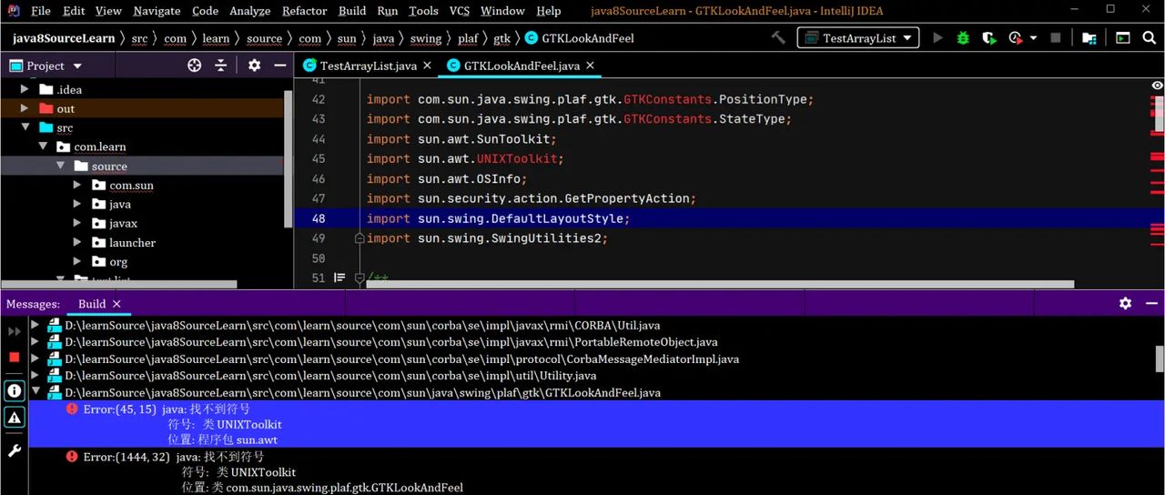 IDEA逐步搭建jdk1.8源码阅读环境
