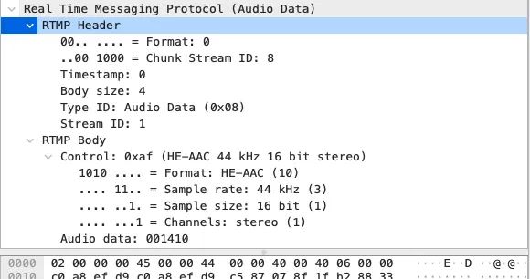 iOS音视频直播--RTMP协议解析