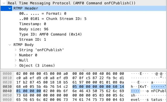 iOS音视频直播--RTMP协议解析