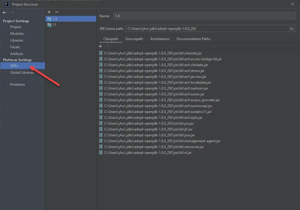IntelliJ IDEA 设置 IBM Semeru JDK