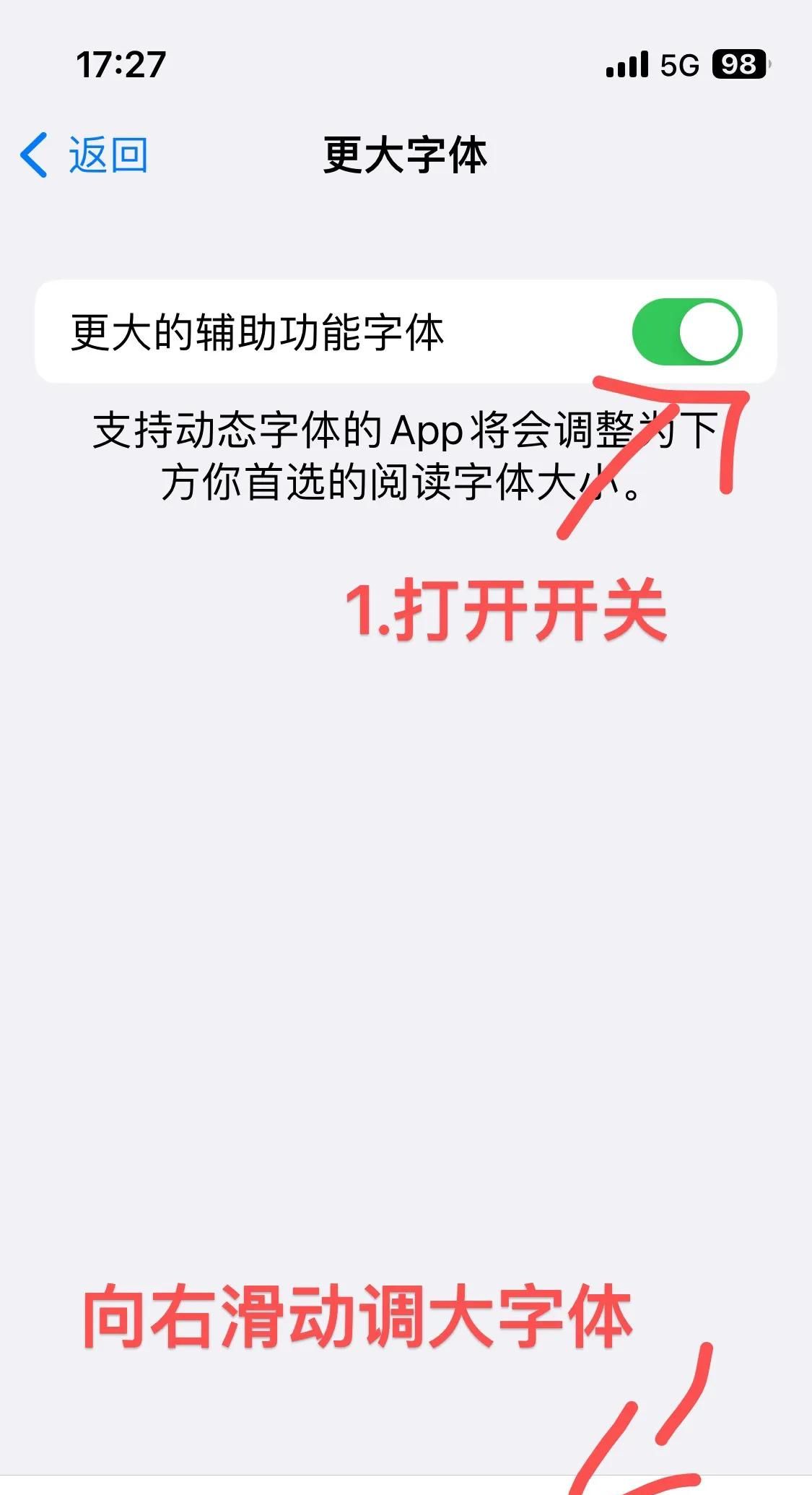 iphone手机使用小技巧-放大字体