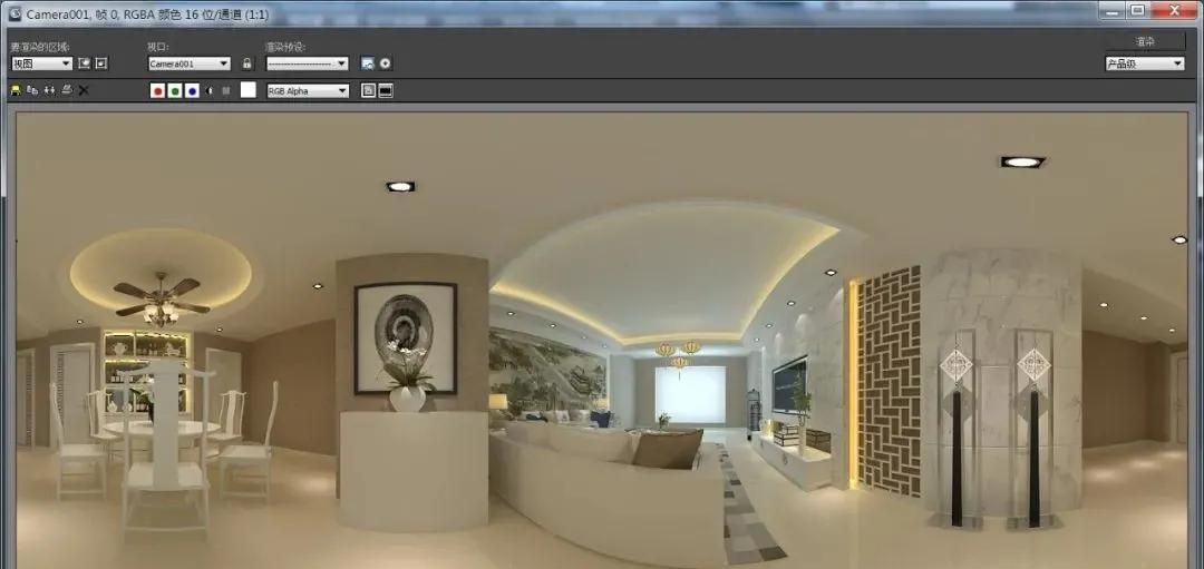 3dmax 怎么出全景图？VRAY 渲染 360 度全景图详细指南