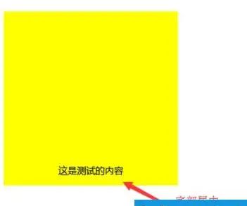 html文字位置底部,css文字在底部怎么写