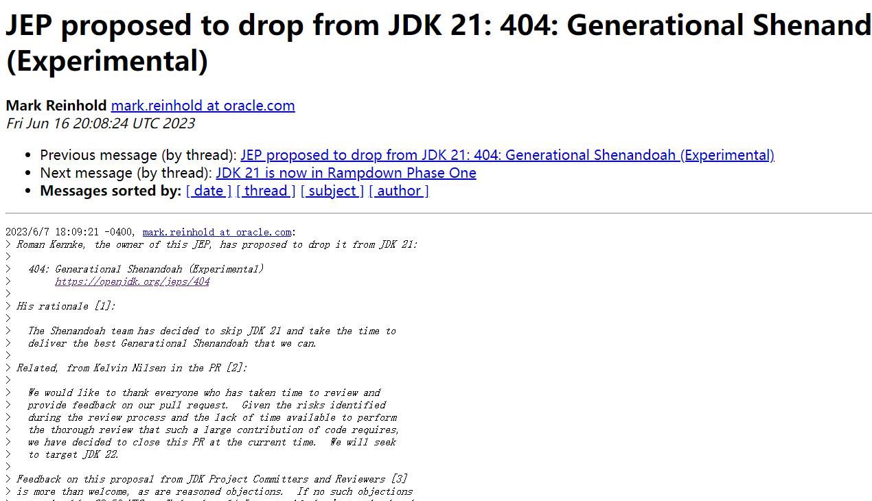 就在今天，JDK 21，它终于带着重磅新特性正式发布了！