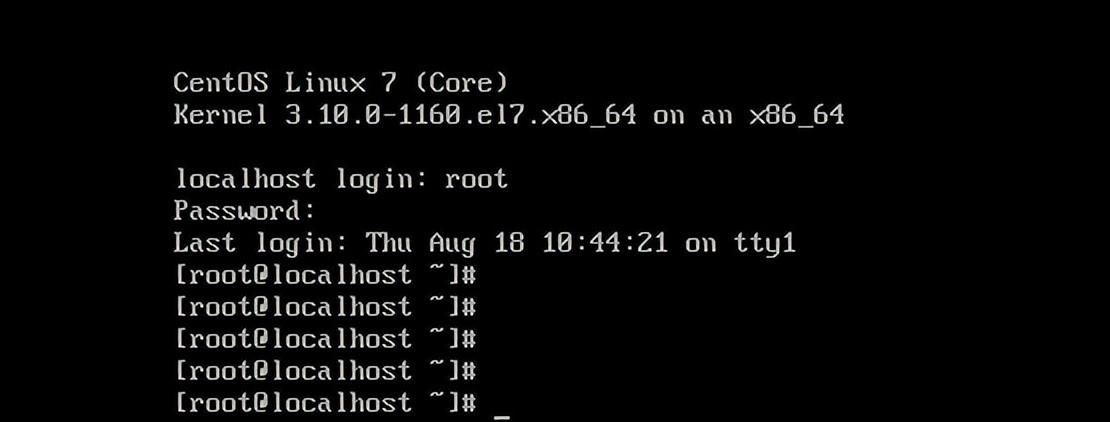 Linux命令——centos7 重置root密码