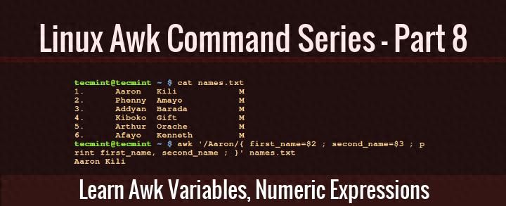 Linux｜Awk 变量、数字表达式和赋值运算符 - 宋马