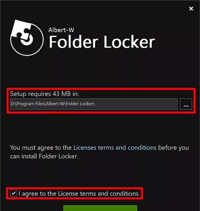给指定文件夹上密码,这可能是唯一免费的方法