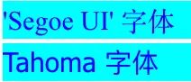 CSS - 内容区域 - 字体 Font
