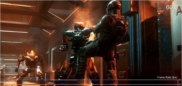 PS4 Pro版《使命召唤：无限战争》早期帧数测试