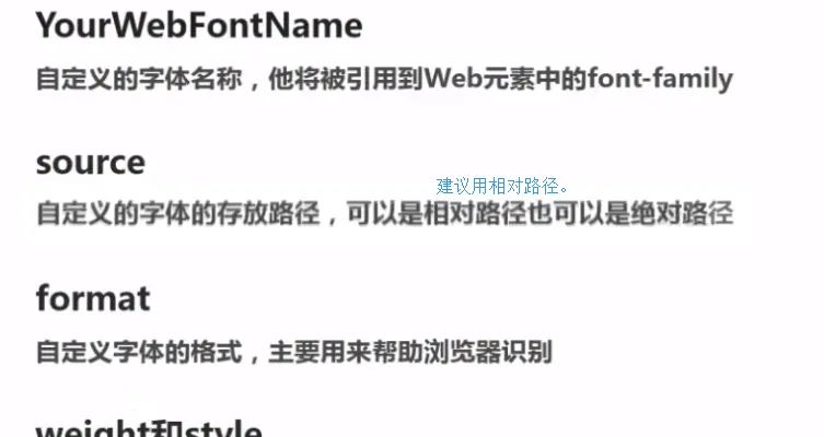 CSS字体样式属性