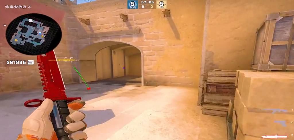 四分钟提升进攻路线上的预瞄#万物皆可CSGO