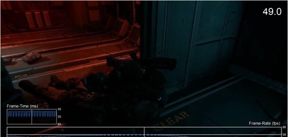 PS4 Pro版《使命召唤：无限战争》早期帧数测试