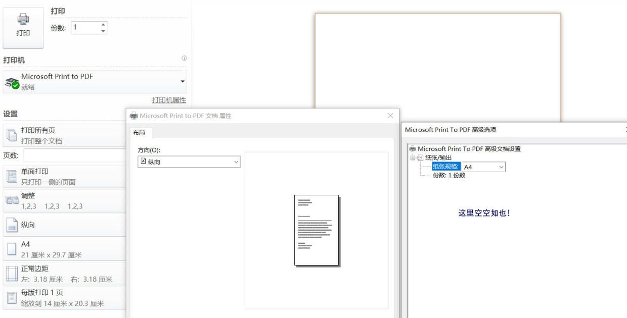 如何让Microsoft Print to PDF能设置打印精度？