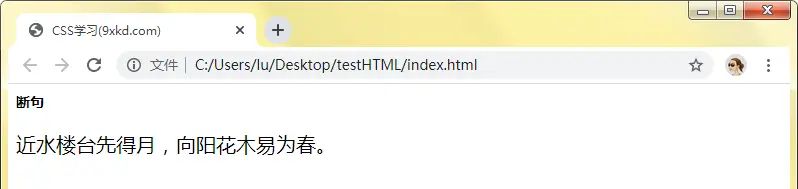 CSS 字体样式