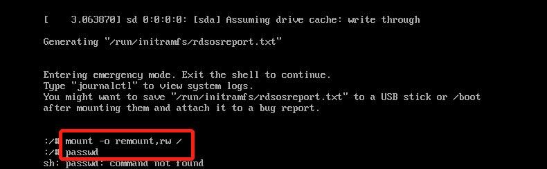 Linux命令——centos7 重置root密码