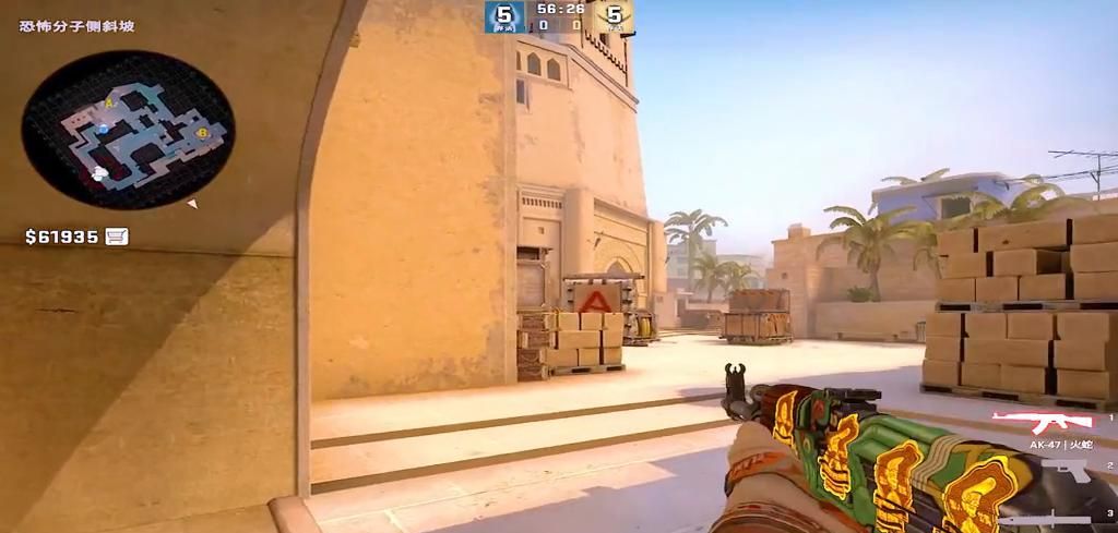 四分钟提升进攻路线上的预瞄#万物皆可CSGO