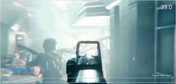 PS4 Pro版《使命召唤：无限战争》早期帧数测试