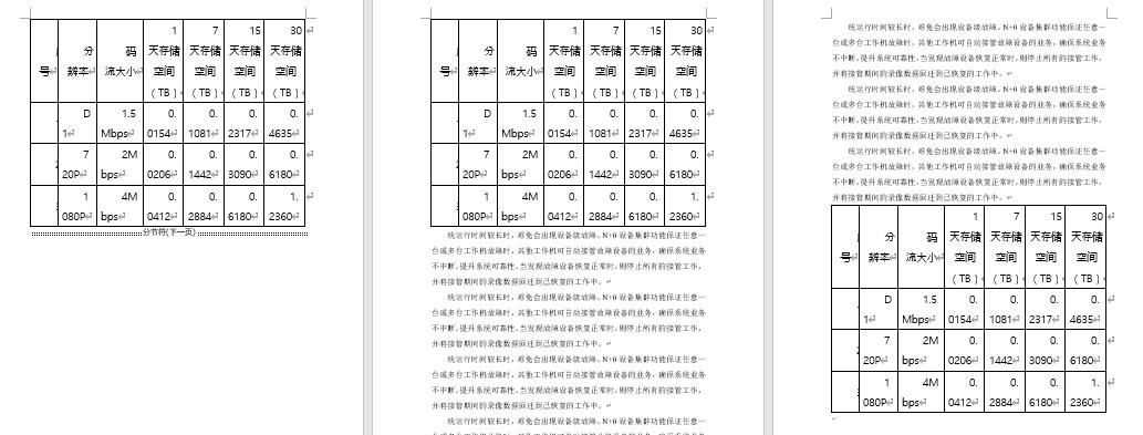 批量配置Word表格