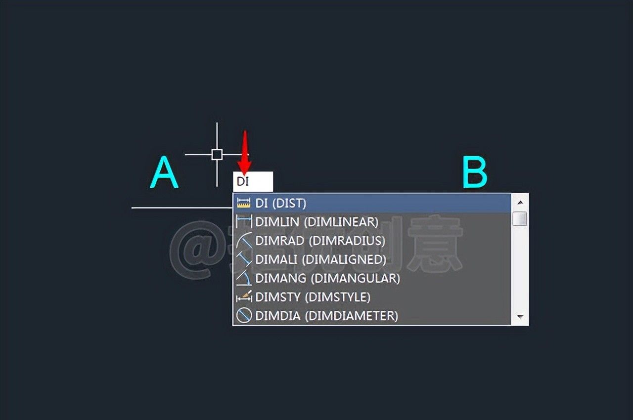 AutoCAD的“DIST”命令实战教程 工程制图 机械制图 cad教程 CAD习题