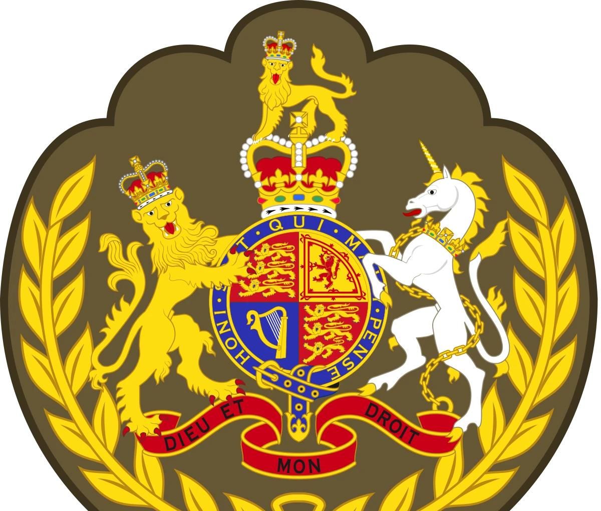 英国陆军军衔标志详解