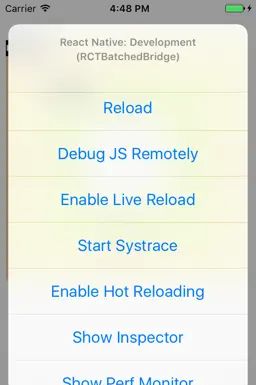 三、React Native – 调试技巧及调试菜单说明（模拟器调试、真机调试） - 宋马