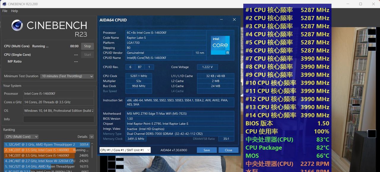 简单几步满载温度暴降10℃以上，14代酷睿处理器降压教程