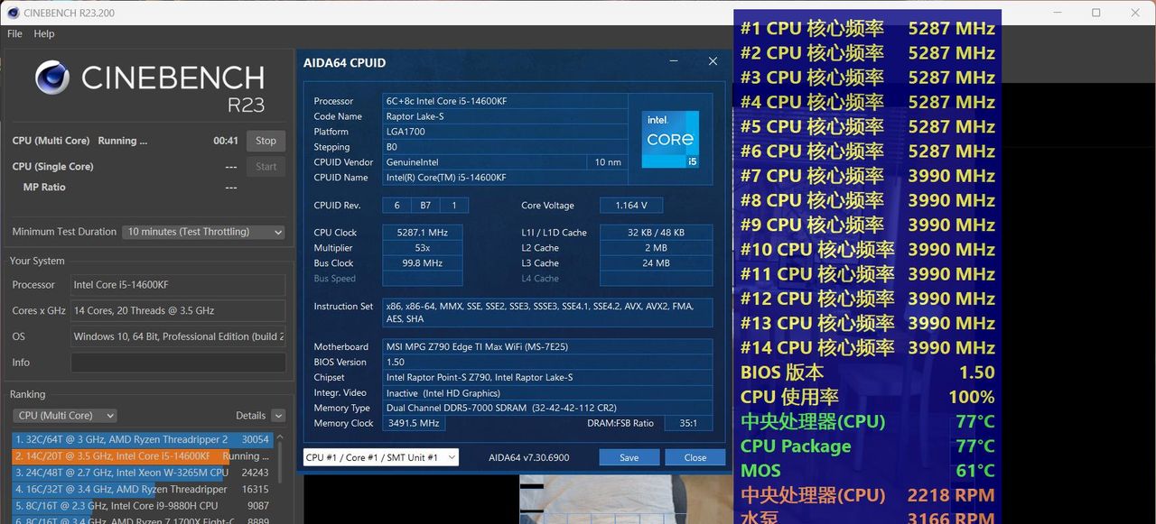 简单几步满载温度暴降10℃以上，14代酷睿处理器降压教程