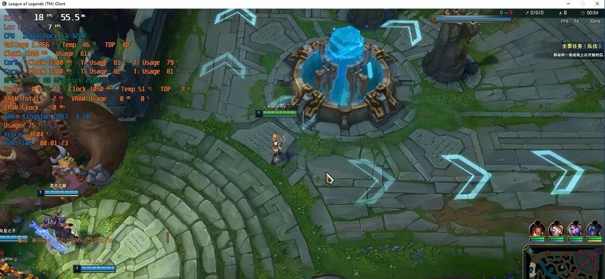 i3-3220只用核显的话，你觉得还能玩网游LOL吗？CF呢？