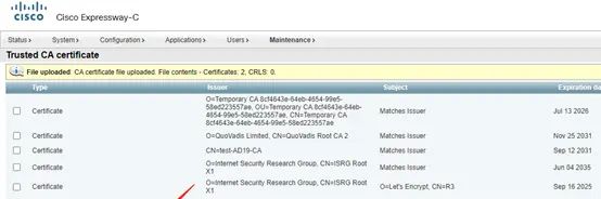 Cisco Expressway MRA双域部署