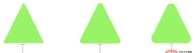 CSS实现圆角三角形的3种方法（转载）