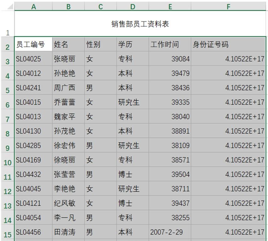 EXCEL技巧 单元格格式 表格样式