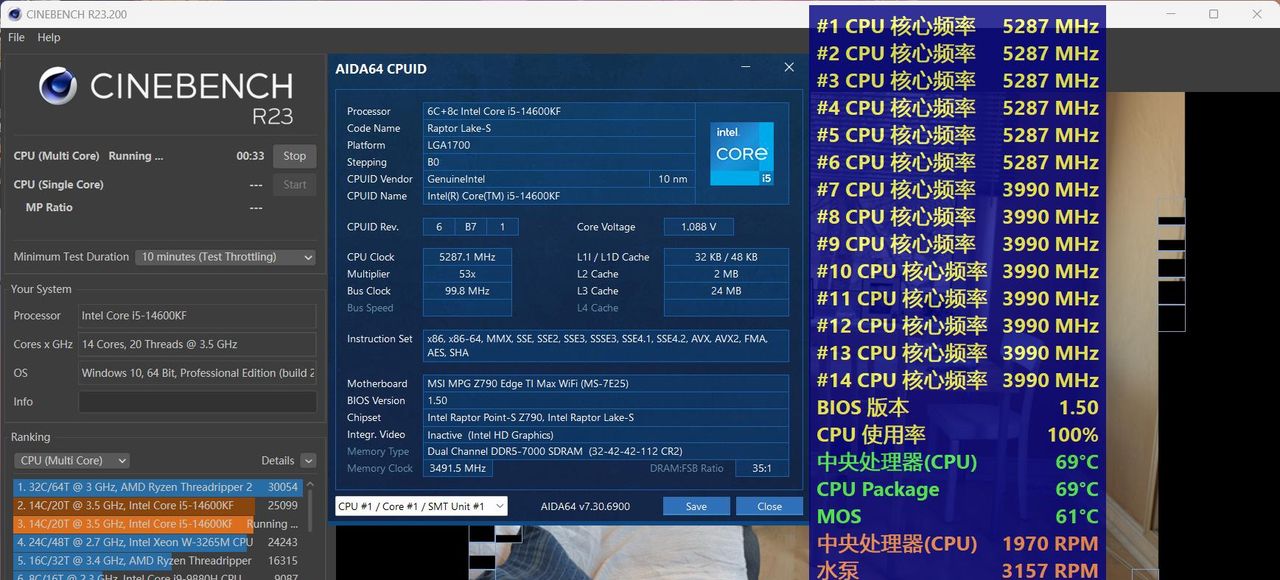 简单几步满载温度暴降10℃以上，14代酷睿处理器降压教程