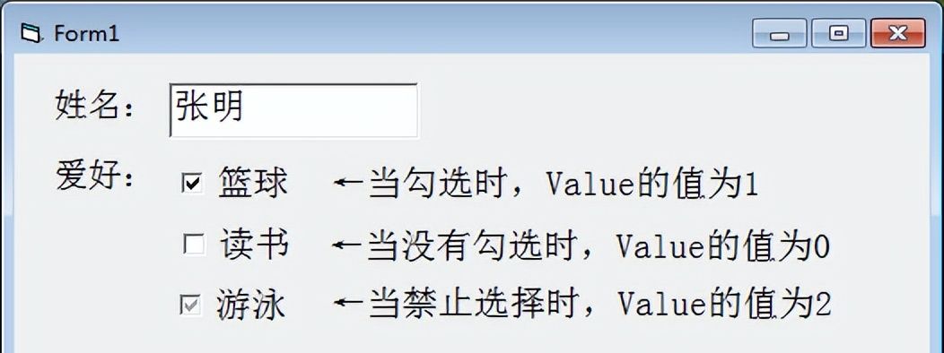 VB的常用控件