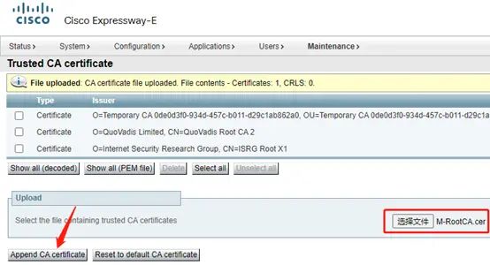 Cisco Expressway MRA双域部署