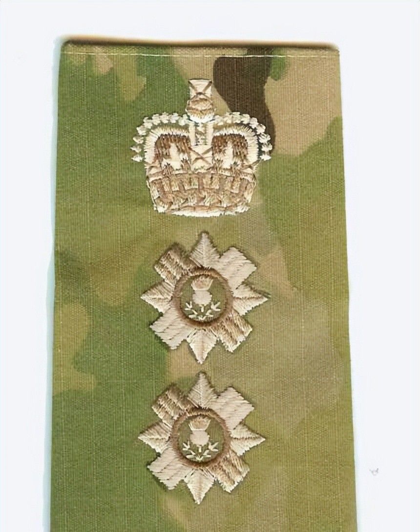 英国陆军军衔标志详解
