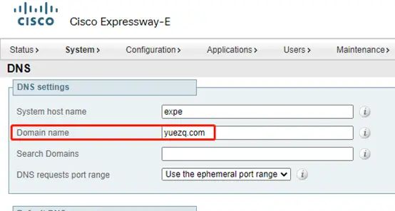 Cisco Expressway MRA双域部署
