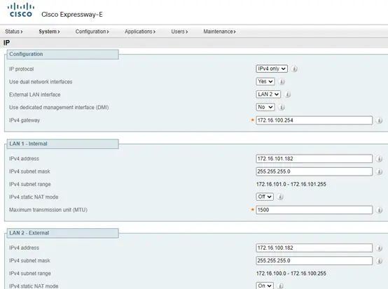 Cisco Expressway MRA双域部署