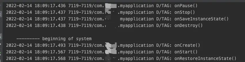 Android Activity横竖屏切换生命周期