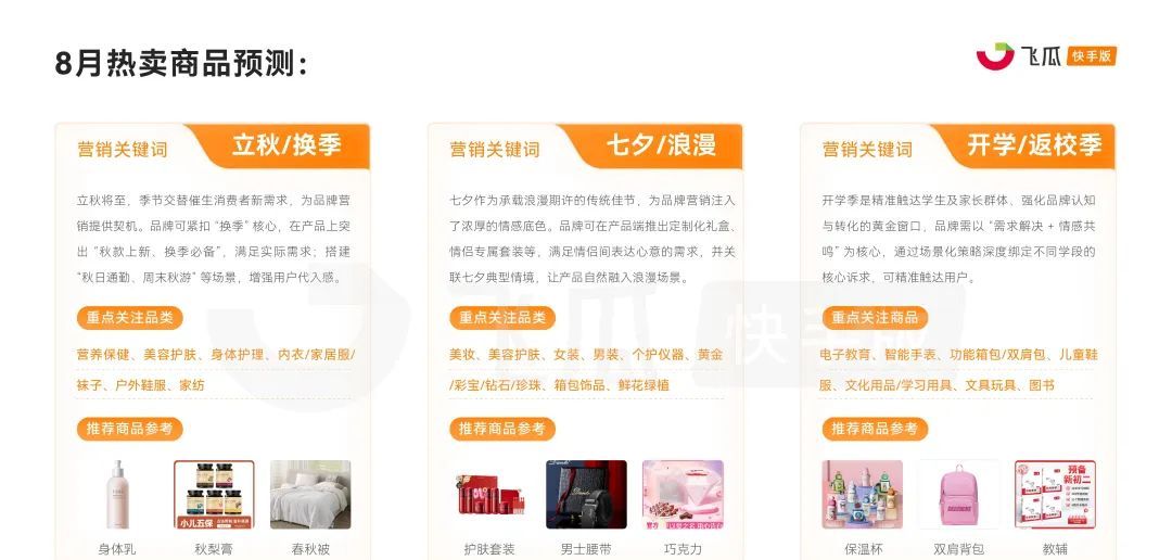 7月快手电商报告：高温掀起掘金热潮，黑马品类抢抓销售黄金期