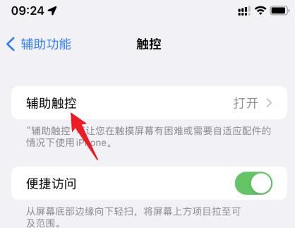 苹果13promax小圆点如何调出来